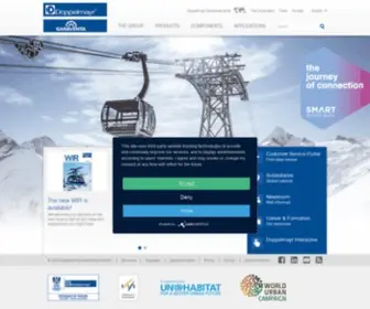 Doppelmayr.com(Doppelmayr Group) Screenshot