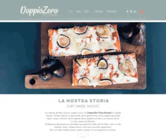 Doppiozeropizza.mx(DoppioZero Pizza Romana) Screenshot