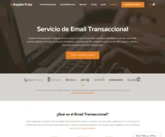 Dopplerrelay.com(Servicio de Email Transaccional que conecta via API) Screenshot