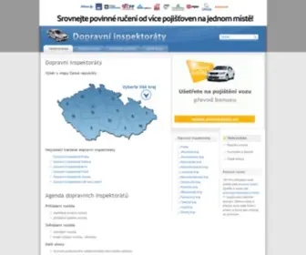 Dopravni-Inspektoraty.cz(Informace o dopravních inspektorátech) Screenshot
