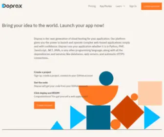 Doprax.com(Doprax Cloud Platform) Screenshot
