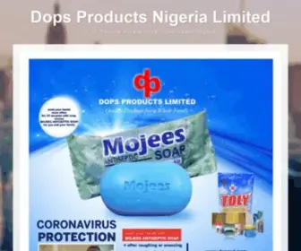 Dopsnl.com(Dops Products Nigeria Limited) Screenshot