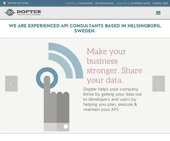 Dopter.se(Consultants in APIs in Sweden) Screenshot