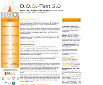 Doq-Test.de(Bundeseinheitliche) Screenshot