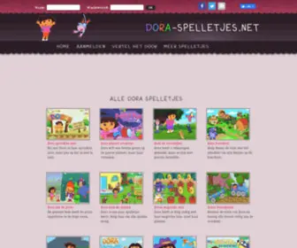 Dora-Spelletjes.net(Dora Spelletjes) Screenshot