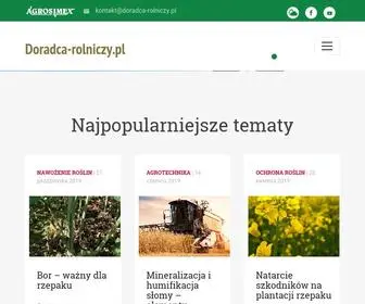 Doradca-Rolniczy.pl(Dostarczamy rolnikom najnowszej wiedzy i aktualnych informacji o produkcji rolnej) Screenshot