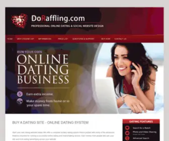 Doraffling.com(Buy a Dating Site) Screenshot