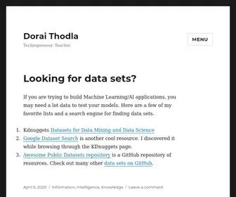 Doraithodla.com(Technopreneur) Screenshot