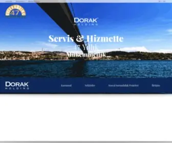 Dorakholding.com.tr(Dorak Holding) Screenshot