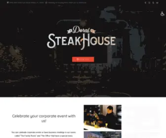 Doral-Steakhouse.com(Doral Steak House) Screenshot