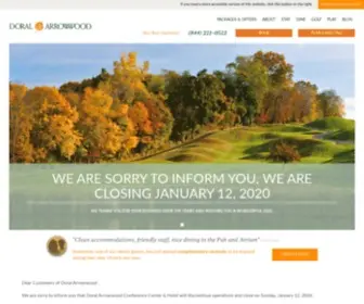 Doralarrowwood.com(White Plains Hotels) Screenshot