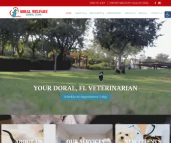 Doralwelfareanimalhospital.com(Veterinarian in Doral) Screenshot