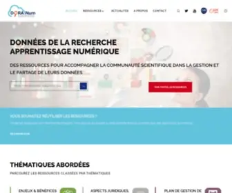 Doranum.fr(Données de la recherche) Screenshot