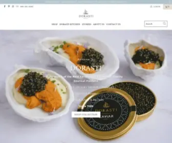 Dorasti.com(Buy Caviar Online) Screenshot