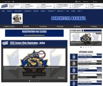 Dorchesterbaseball.com(Dorchester Baseball) Screenshot