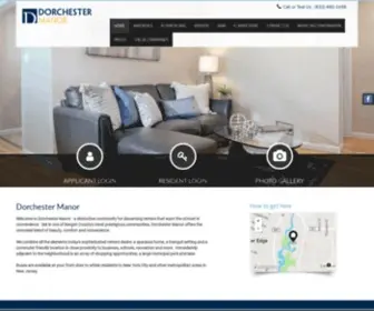 Dorchestermanornj.com(Dorchester Manor Apartments) Screenshot