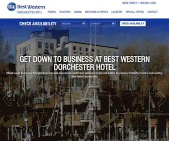 Dorchesternanaimo.com(Nanaimo Hotels Best Western Dorchester Hotel in Nanaimo BC Canada) Screenshot