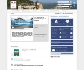 Dordogne.gouv.fr(Actualités) Screenshot