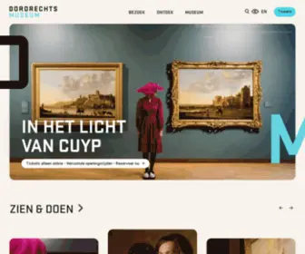 Dordrechtsmuseum.nl(Dordrechts Museum) Screenshot