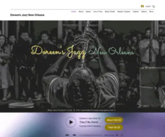 Doreensjazz.org(Doreen's Jazz New Orleans) Screenshot