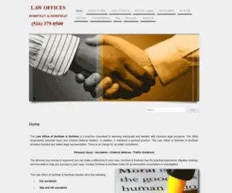 Dorfmanlaw.com(Law Offices of Dorfman & Dorfman) Screenshot