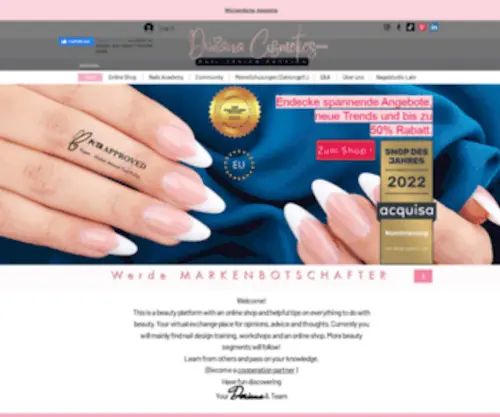 Doriana-Cosmetics.com(Nageldesign 2020) Screenshot