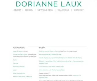 Doriannelaux.net(Dorianne Laux) Screenshot