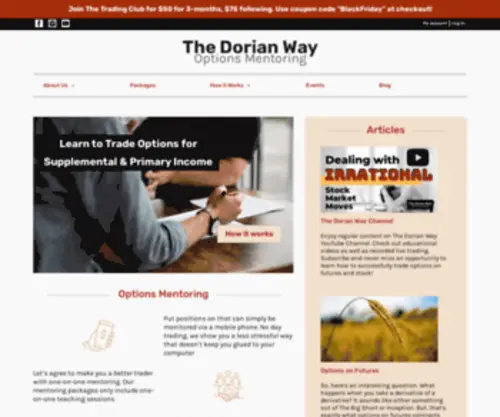 Dorianway.com(Dorian Trader) Screenshot