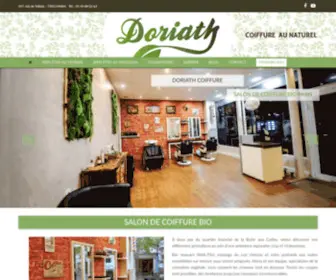 Doriath-Coiffure.com(Coiffeur bio et coloration végétale) Screenshot