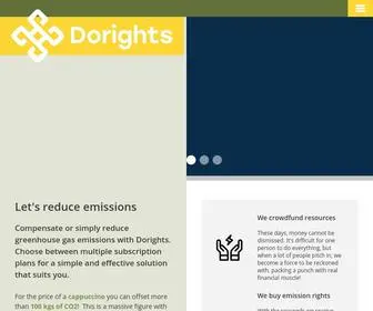 Dorights.com(Climate compensation) Screenshot