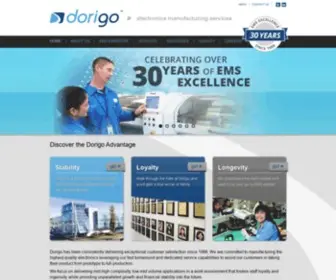 Dorigo.com(Dorigo Systems Ltd) Screenshot