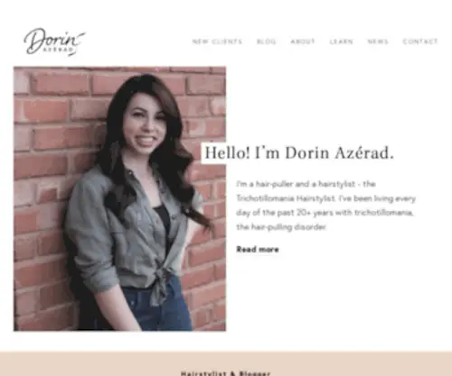 Dorinazerad.com(Dorin Azerad) Screenshot