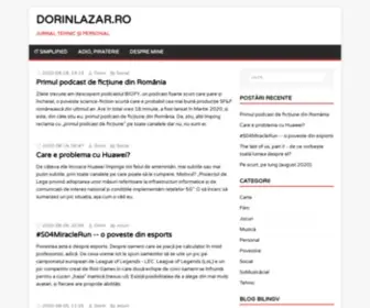 Dorinlazar.ro(Dorin Lazăr blog) Screenshot