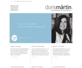 Dorismaertin.com(Doris Märtin) Screenshot