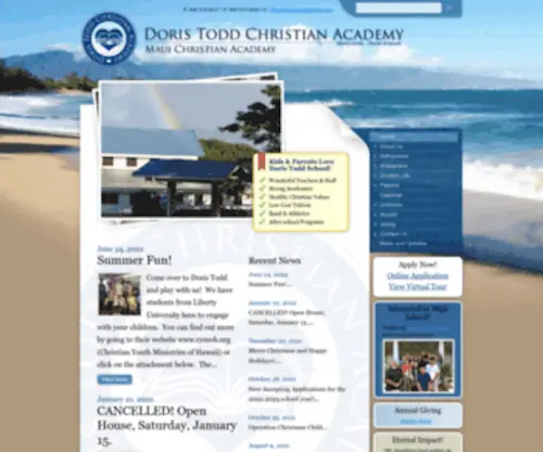 Doristoddchristian.org(Doris Todd Christian Academy) Screenshot