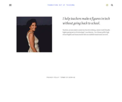 Doritperry.com(Transition out of Teaching) Screenshot