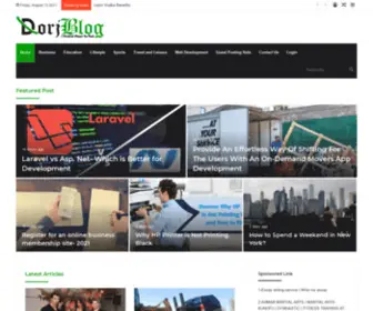 DorjBlog.com(Business) Screenshot