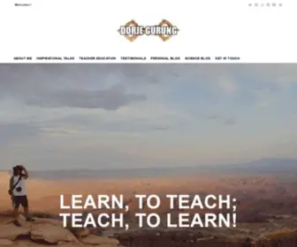 Dorjegurung.com(INSPIRATIONAL SPEAKER AND SCIENCE TEACHER EDUCATOR) Screenshot