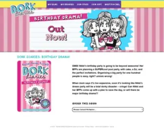 Dorkdiaries.co.uk(Dork Diaries 14) Screenshot