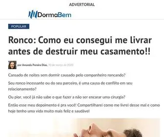 Dormabem.com(Como eu consegui me livrar antes de destruir meu casamento) Screenshot