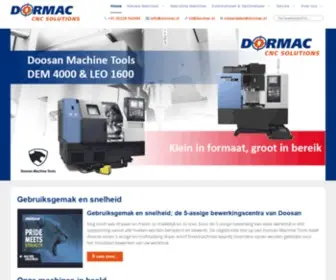 Dormaccncsolutions.nl(Dormac CNC Solutions) Screenshot