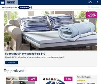 Dormeo.com.hr(Madraci, jastuci, posteljina) Screenshot
