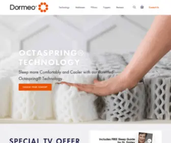 Dormeousa.com(Dormeo USA) Screenshot