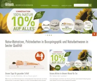 Dormiente.com(Ökologische Matratzen) Screenshot