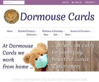 Dormousecards.com(An eclectic mix of Beautiful Greeting Cards & Stationery) Screenshot