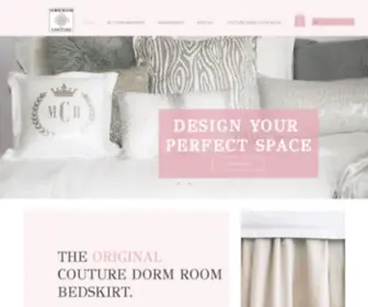 Dormroombedskirts.com(Dorm Room Couture) Screenshot