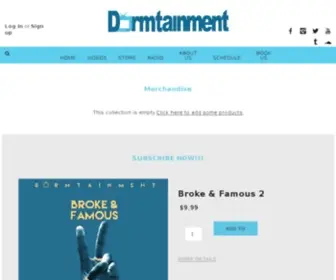 Dormtainment.com(Dorm) Screenshot