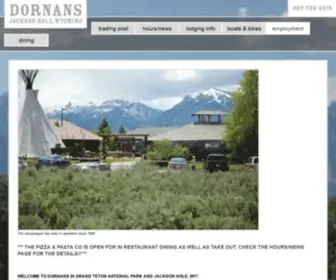 Dornans.com(Vacation in Jackson Hole) Screenshot