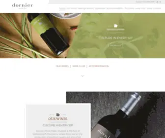 Dornier.co.za(Dornier Wines) Screenshot