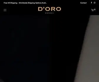 Doroboutique.uk(D'ORO) Screenshot